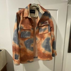 Scotch and soda printed over shirt jacket